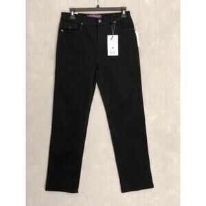 Gloria Vanderbilt Amanda Original Slimming Jeans Women's 12P  Black NEW